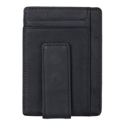 men's thin leather money clip wallet, view 10 - MRSLM