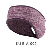 Ponytail ear warmer headband for running, view 12 - MRSLM