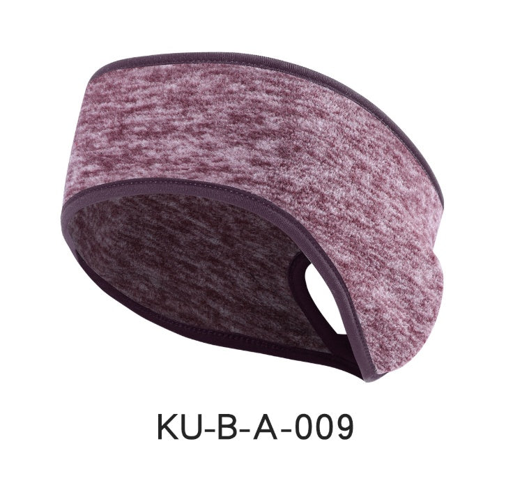 Ponytail ear warmer headband for running, view 12 - MRSLM