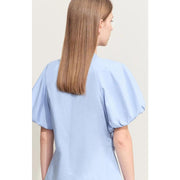 lantern sleeve blouse, view 6 - MRSLM