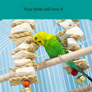 squid bone bird swing toy with bell, view 5 - MRSLM