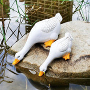 duck figurine sculpture, view 11 - MRSLM
