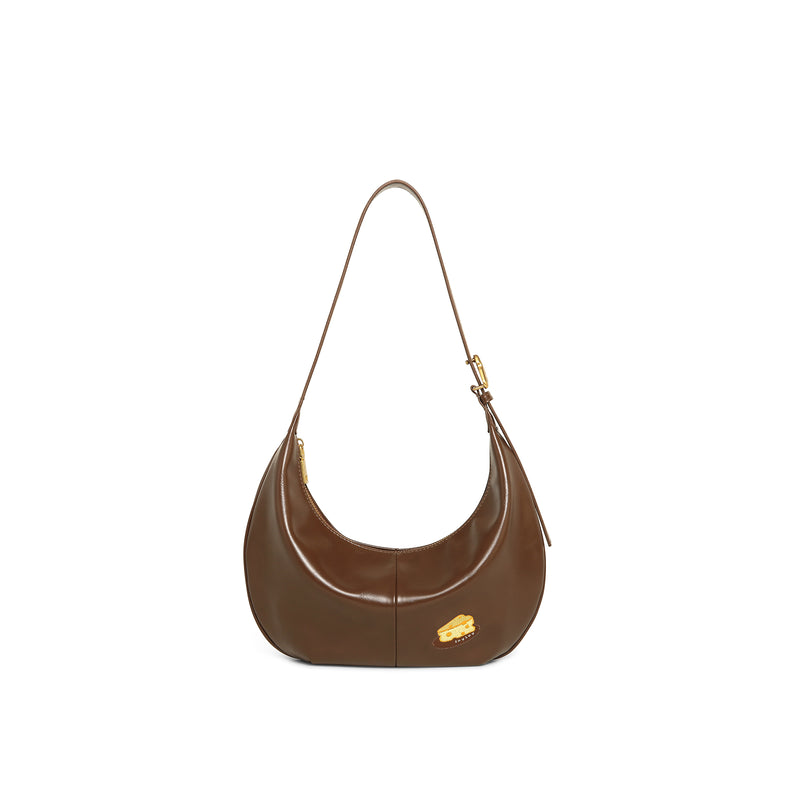 pu leather underarm bag, view 4 - MRSLM