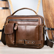 men's leather messenger bag - MRSLM