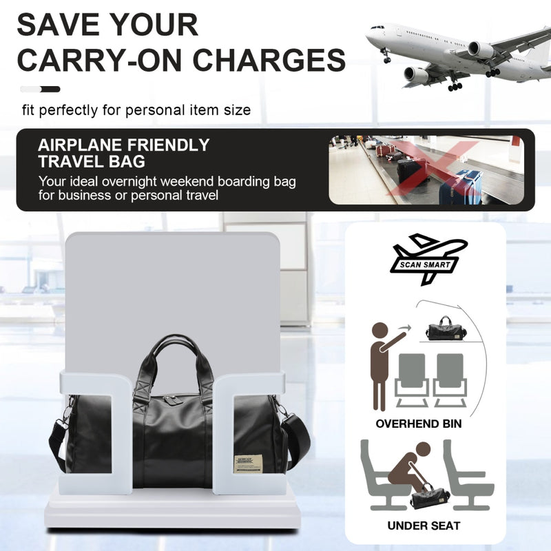 Men's waterproof travel bag with shoe compartment, view 9 - MRSLM