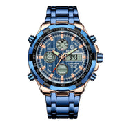 men's steel sports watch with alarm, view 10 - MRSLM