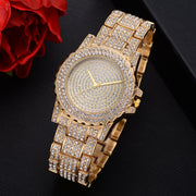 simple stone-accent steel band ladies watch, view 6 - MRSLM
