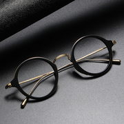 retro round frame glasses, view 2 - MRSLM