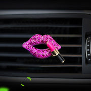 red lips car air freshener clip, view 8 - MRSLM