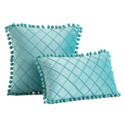 velvet plaid throw pillow covers, view 3 - MRSLM