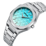 embossed dial men's watch, view 5 - MRSLM