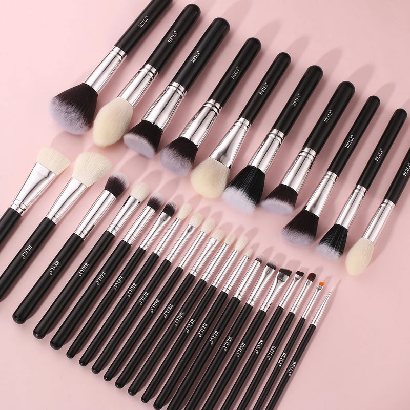 Professional 30PCS black makeup brushes set, view 6 - MRSLM