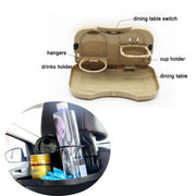 car backseat organizer with foldable tray, view 7 - MRSLM