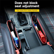 PU leather car seat gap organizer, view 9 - MRSLM
