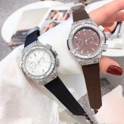 unisex gypsophila dial rubber strap watch, view 6 - MRSLM