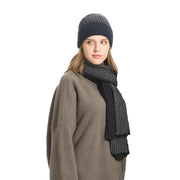Men's knit hat, scarf and gloves winter set, view 3 - MRSLM