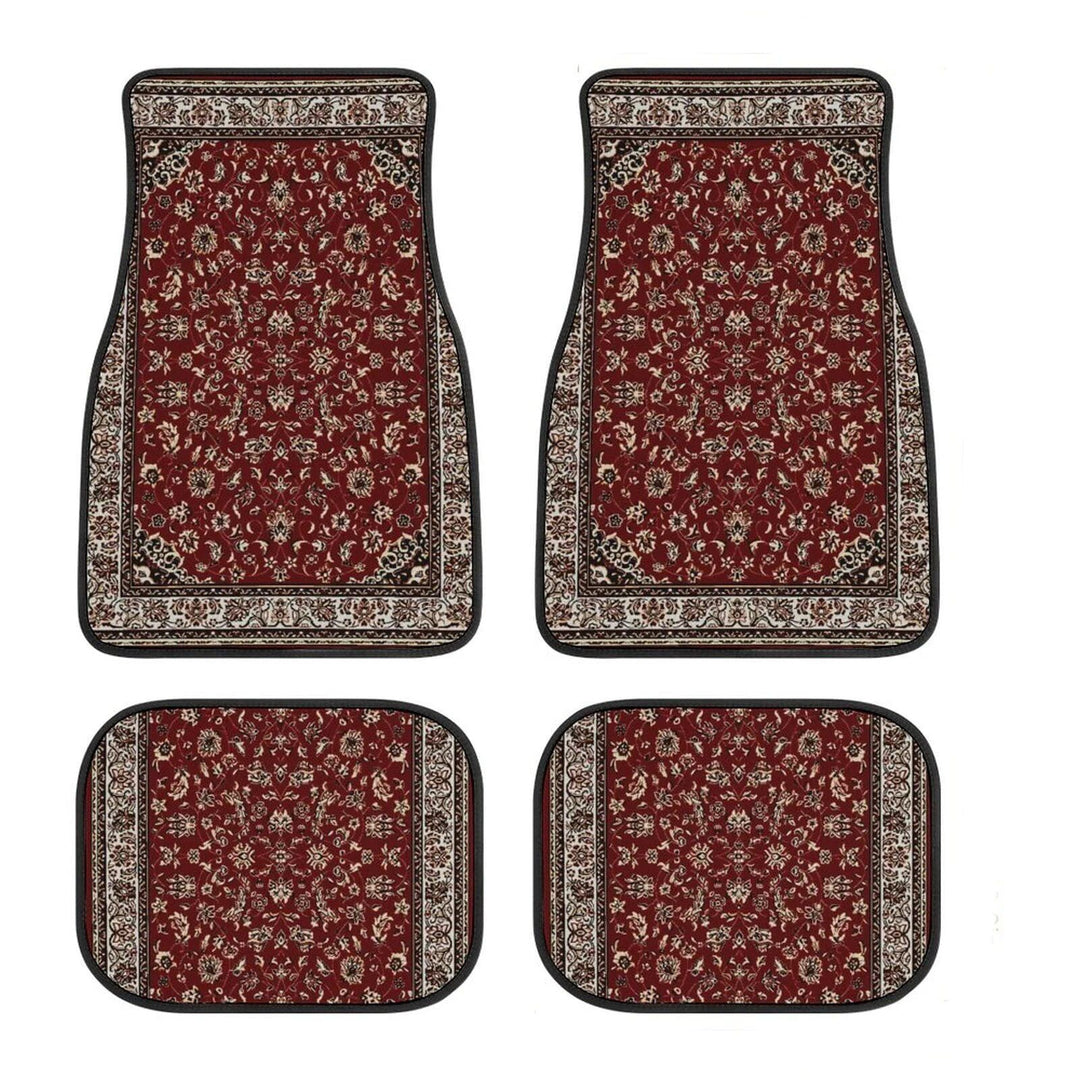 Persian Rug-Style Car Floor Mats - A Set of 4