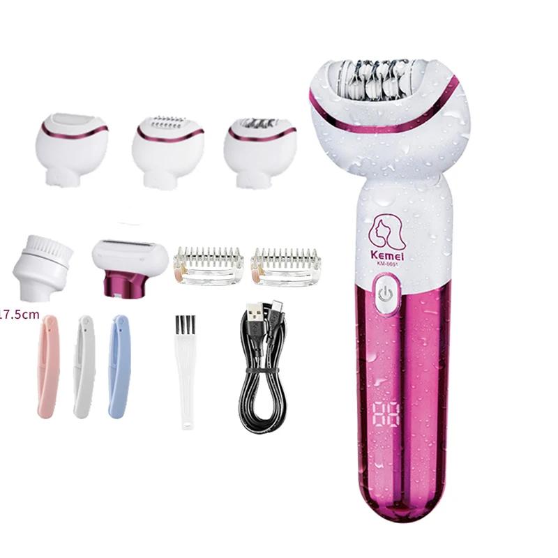 5-in-1 rechargeable epilator kit, view 6 - MRSLM