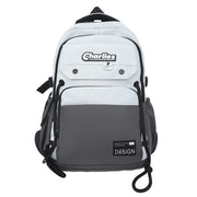 large nylon contrast backpack, view 8 - MRSLM