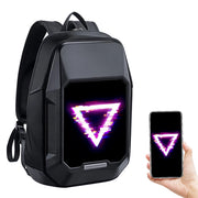 LED pixel display sling backpack, view 2 - MRSLM