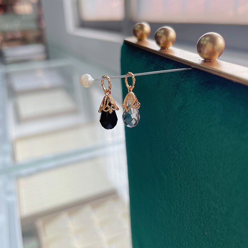 simple vintage hollow water drop necklace, view 2 - MRSLM