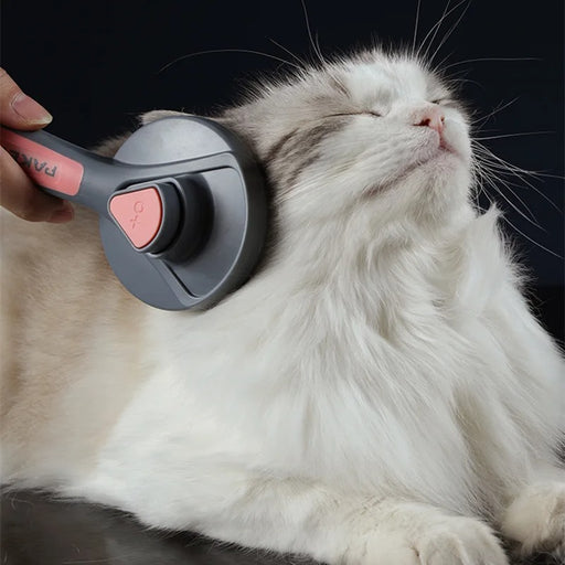 self-cleaning pet grooming brush for cats and dogs - MRSLM