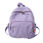 retro wash canvas backpack, view 9 - MRSLM