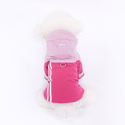 hooded dog jacket, view 5 - MRSLM