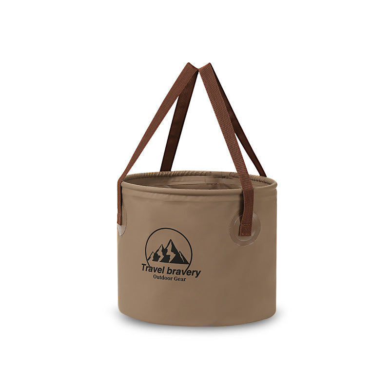 portable folding bucket, view 3 - MRSLM