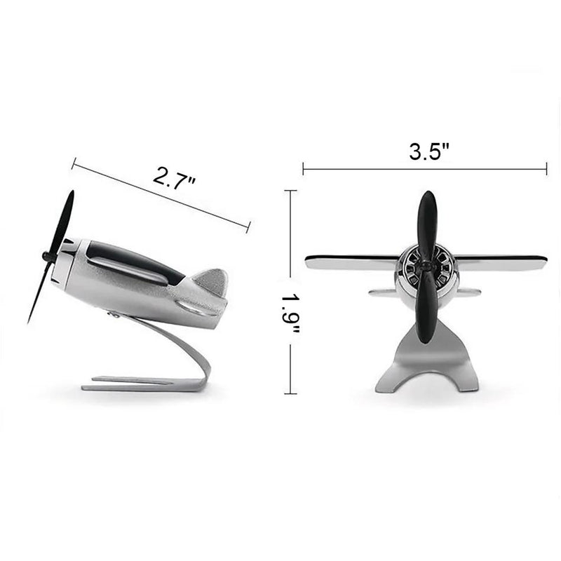 solar airplane car air freshener, view 8 - MRSLM