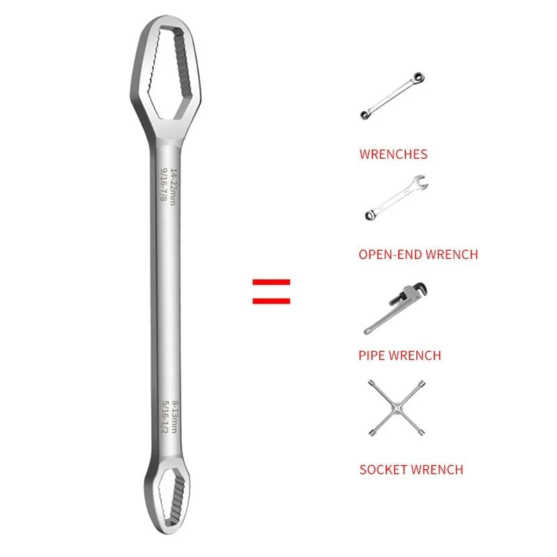 double-head ratchet wrench, view 5 - MRSLM
