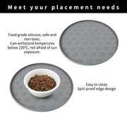silicone pet feeding mat, view 5 - MRSLM