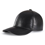 genuine leather baseball cap, view 7 - MRSLM