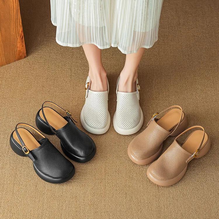 round toe platform heels, view 23 - MRSLM