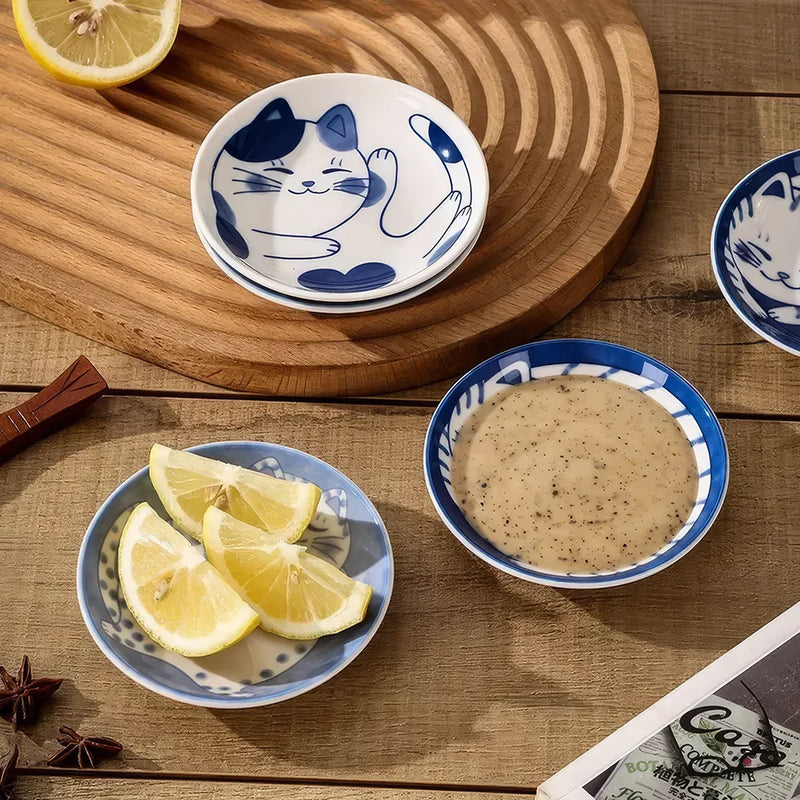 lucky cat sauce dish, view 9 - MRSLM