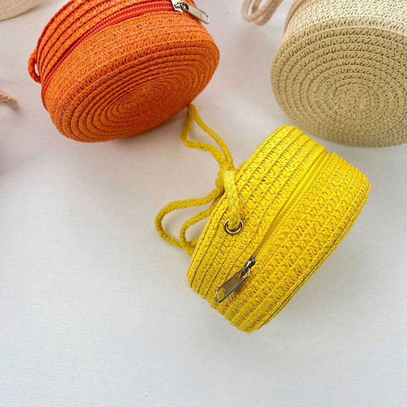 woven straw crossbody bag, view 12 - MRSLM