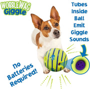 giggle glow ball dog toy, view 5 - MRSLM