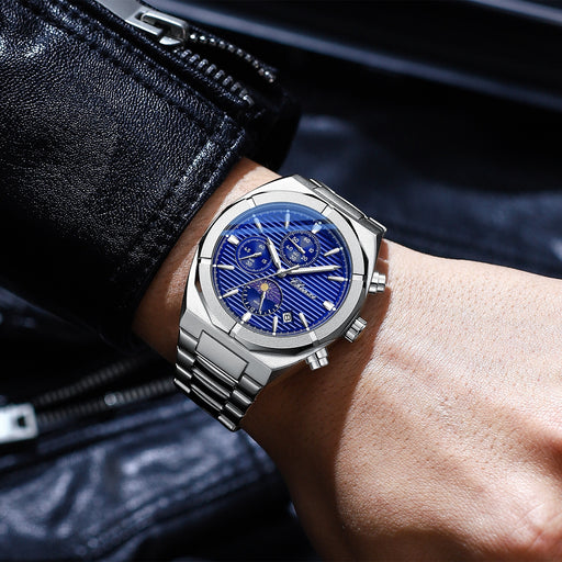 men's moon phase quartz watch - MRSLM