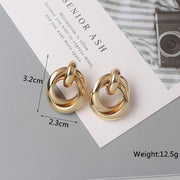 Geometric statement earrings, view 9 - MRSLM