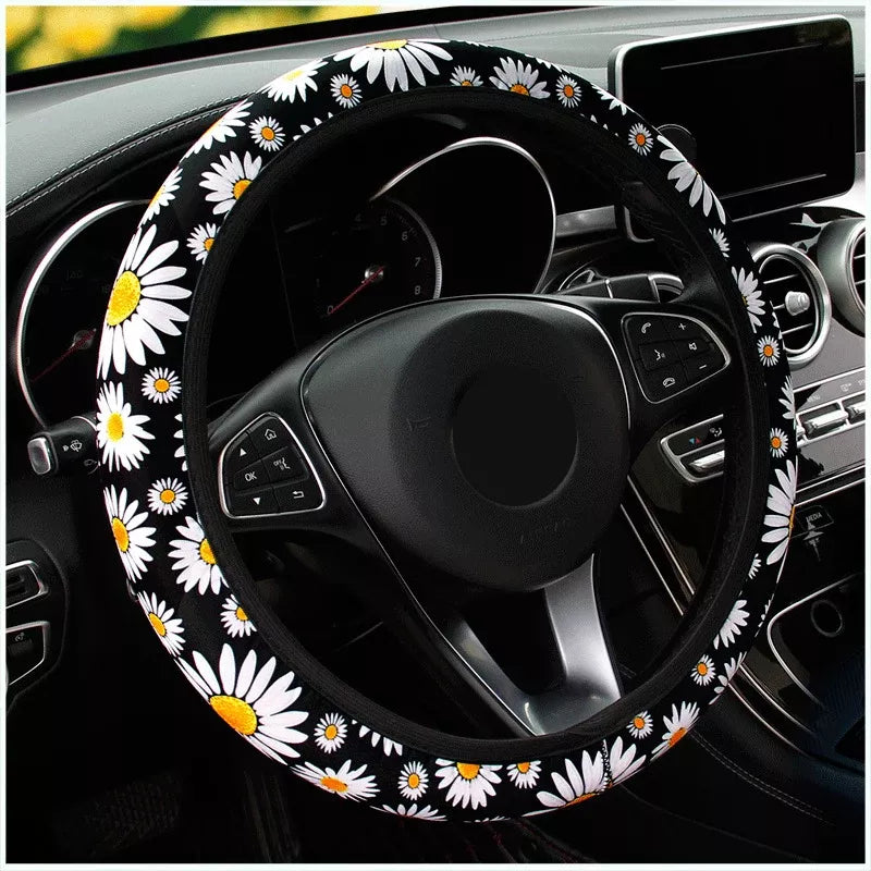 daisy flower steering wheel cover - MRSLM