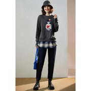 Patchwork checkered hoodie, view 6 - MRSLM