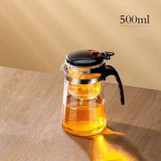 glass teapot with infuser, view 2 - MRSLM