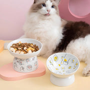 cartoon ceramic cat bowl, view 11 - MRSLM