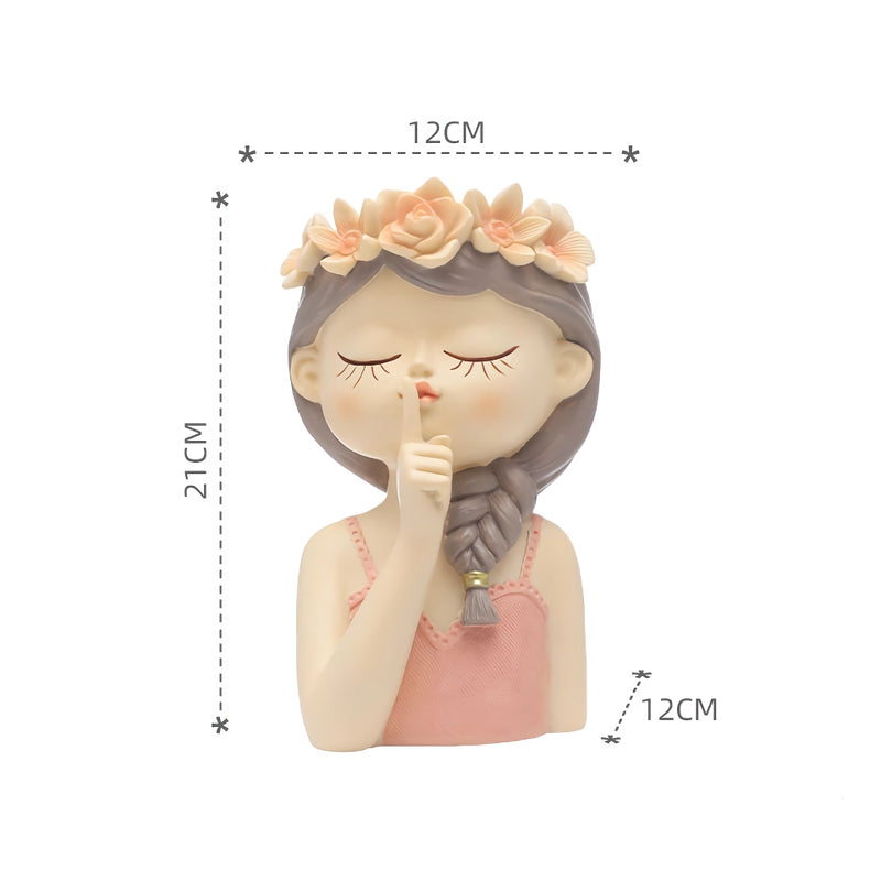 fairy girl planter for succulents, view 4 - MRSLM