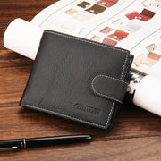 men's short leather wallet - MRSLM