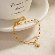 sun pendant beaded bracelet, view 5 - MRSLM