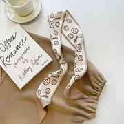 silk scarf hair band, view 4 - MRSLM