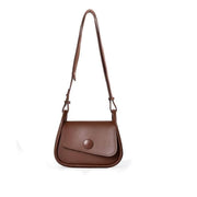 elegant square PU leather crossbody bag - MRSLM
