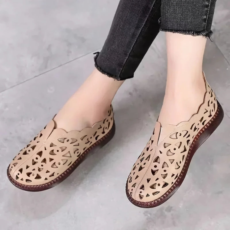 floral slip-on flat sandals - MRSLM