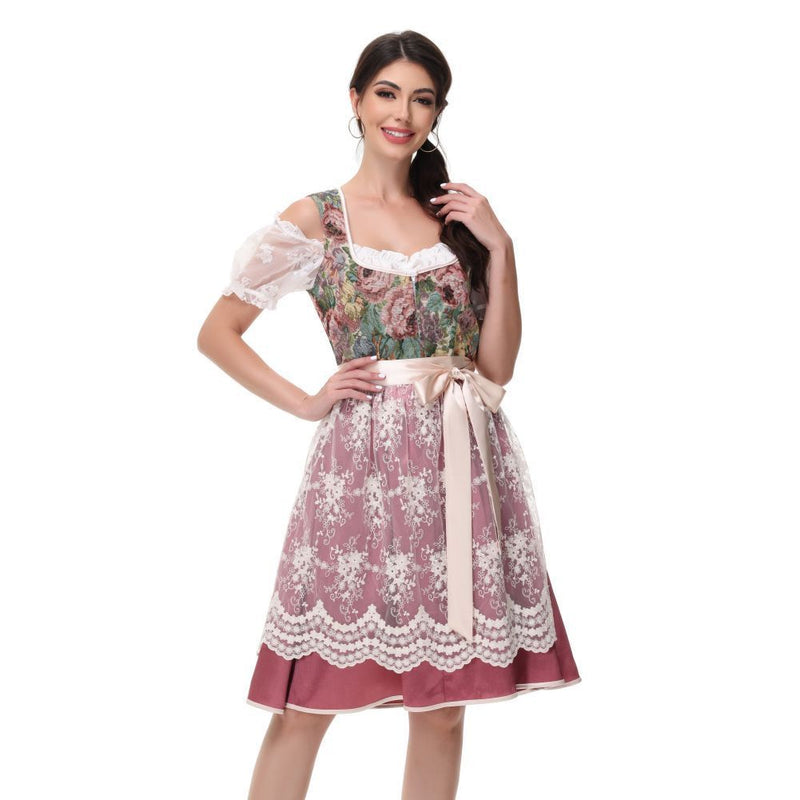 retro maid performance skirt suit, view 4 - MRSLM
